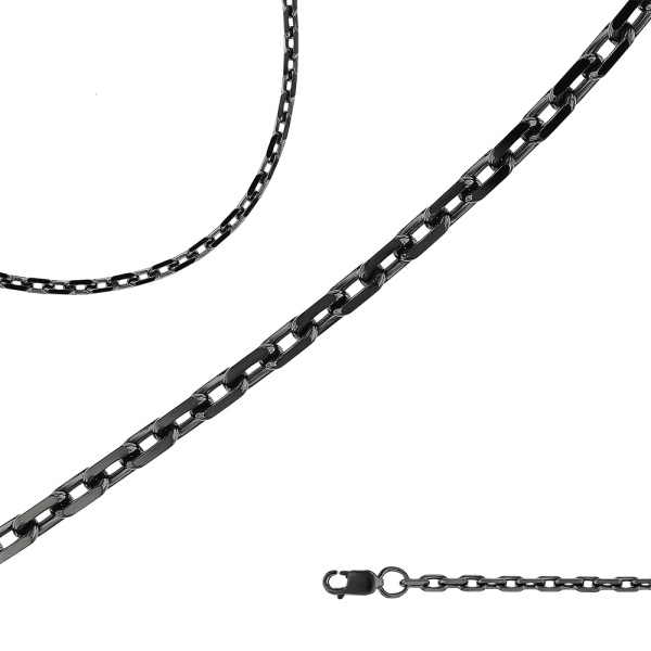 Цепь из серебра 925, плетение «Якорь»